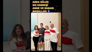 ARDA GÜLER KARDEŞİ VE ANNE BABASIYLA #ardagüler #magazin