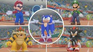 Mario & Sonic at the London 2012 Olympic Games Athletics - Long Jump (All Characters)