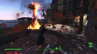 Fallout 4: Mk41 Gyrojet Heavy Machine Gun IN ACTION!!! :D