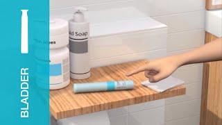 How to use a catheter for women in a wheelchair – Coloplast SpeediCath® self cathetarization
