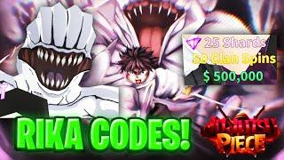 Jujutsu Piece New RIKA Admin CODE!