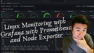 Linux Monitoring with Grafana Dashboard using Prometheus and Node Exporter