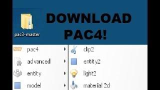 How to get Pac4 in GarrysMod | Download Pac4/Experimental