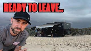 Beach Camp Fail.. SMASHED BY THE ELEMENTS (NINGALOO)