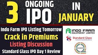 LISTING TOMORROWIndo Farm Equipment IPO Premium Crack | Standard Glass IPO Day 1