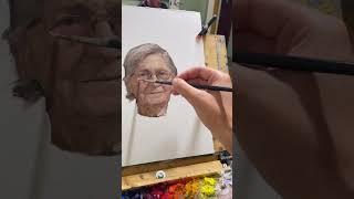 Painting my Grandmother's Portrait
