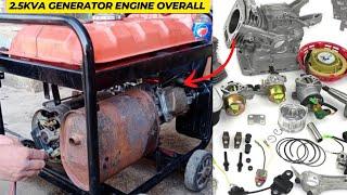 2.5kva generator engine overall Completel video Amazing working siddiq engineering