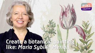 Watercolor Tutorial | How to create a botanical painting | Rijksmuseum