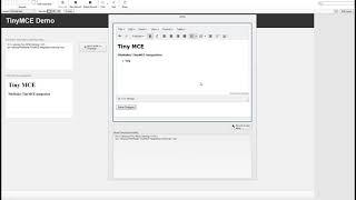 TinyMCE Demo