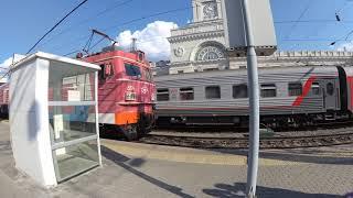 Весеннее путешествие по Центральному району Волгограда Вокзал Волгоград-1 исходник Часть 1
