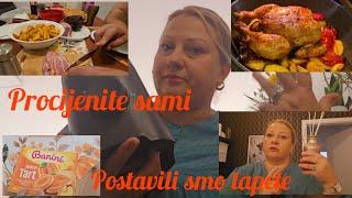 Zalepili smo Tapete🪢🪢/Novi tepih/ Poručila sam Temu paket🪆🪀