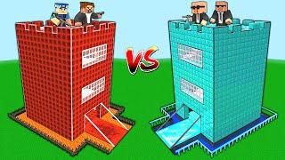 POOR SAFE HOUSE VS EVIL MAFIA SAFE HOUSE!  - Minecraft