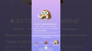 Pokedex: Pokemon GO-Mamoswine