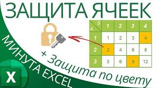 Защитить лист & Защищаемая ячейка в Excel – Защита по цвету!