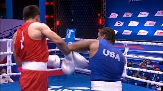 Day 5 (92kg) KARIMOV Parviz (TJK) vs  TALLEY Jamar (USA) | AIBA WCHs 2021