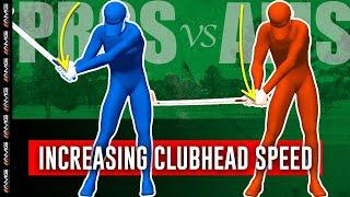 Increasing Your Golf Club Head Speed ️‍️ | Pros vs. Ams