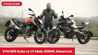 CFMOTO 800 NK Advanced vs KTM 790 DUKE: Asia vs Europa / Comparativa / Review / motos.net