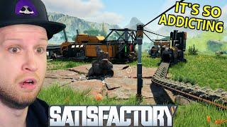 My First Time Playing Satisfactory (this game is DANGEROUSLY addicting)