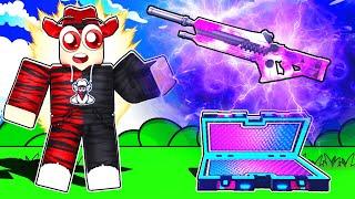 I Got The DARK MATTER RIFLE In Roblox Big Paintball 2...