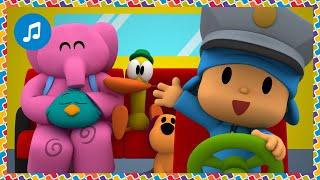  WHEELS ON THE BUS  [ 36 minutes ] | Nursery Rhymes & Baby Songs - Pocoyo