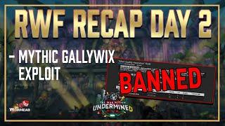 Race to World First Day 2 Recap: Mythic Gallywix Exploited! And more Splits!