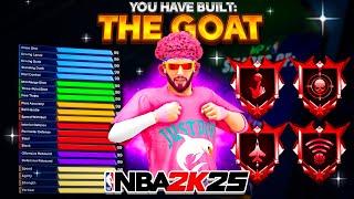 My "GOAT" BUILD WILL DOMINATE NBA 2K25! BEST BUILD, JUMPSHOT & DRIBBLE MOVES in NBA 2K25