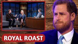 Harry FURIOUS After Ferrell and Harper Steele ROAST Him for One Hour Straight on Seth Meyers' Show.