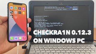 Checkra1n 0.12.3 on windows PC Jailbreak iOS 14.5.1 and iOS14.6 BOOT USB