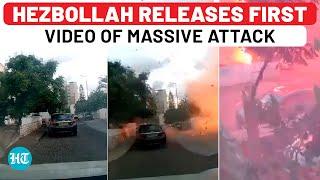 CCTV Of Hezbollah Rocket Blasts In Israel: First Footage Of Major Attack Released By Lebanon Group