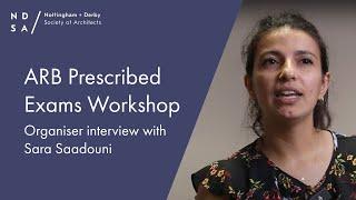 ARB Workshop - Organiser Interview - Sara Saadouni