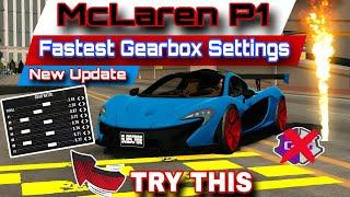 McLaren P1 FASTEST GEARBOX SETTINGS IN CAR PARKING MULTIPLAYER (Without GG) Latest Update