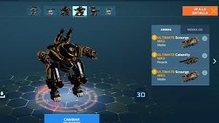 Ultimate Scourge FENRIR Calamity drone seeker | Clan versus Clan War Robots Gameplay WR