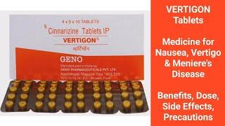 Vertigon Tablets | Medicine for Motion Sickness | MedPharma 24x7