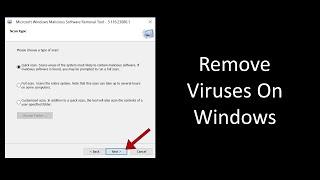 How to Remove All Virus On Windows | Run MRT