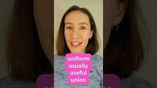 Watch out for "U" words!