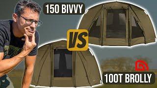 Trakker Tempest bivvy 150 of brolly 100T | Welke kiest Michiel Pilaar?