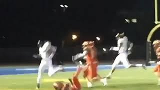 Dariel #8 hurdle over player vs Sorel 2019