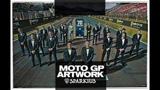 MOTO GP | 70th Anniversary | Official Artwork by SPARKIUS