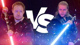 Epic lightsaber duel - Two guys four blades - Markus vs Stoney Vol. 1