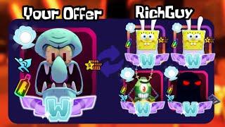 What Do People Offer For SW 5 Star Neptune Crown Squidasaurus Rex! (SpongeBob TD)