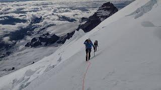 Mt. Rainier Summit Attempt. July 5-8, 2022. Emmons Seminar with RMI