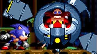 Sonic CD (Sega CD) All Bosses (No Damage)