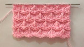 Beautiful Knitting Stitch Pattern For Sweater/Cardigan