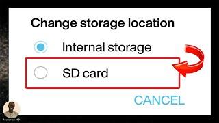 Change Storage location || How to Change Default Download Location to SD Card in 2024