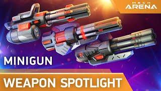 Mech Arena | Weapon Spotlight | Heavy Duty: Minigun