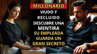 MILLONARIO VIUDO Y RECLUIDO DESCUBRE UNA MENTIRA... SU EMPLEADA GUARDA UN SECRETO...