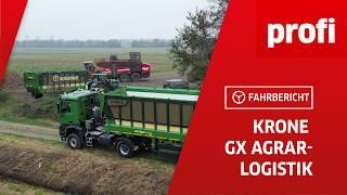 GX Agriliner 520, GX 360 PLUS und AROCS Agrar-LKW: Krone GX Agrar-Logistik | profi #Fahrbericht