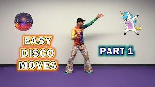 Easy Disco Moves - Part 1 - Great for Kids & Schools