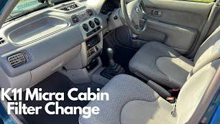 Nissan Micra K11 Cabin Filter Change