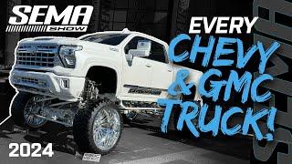 Every Chevy Truck & GMC at SEMA 2024!